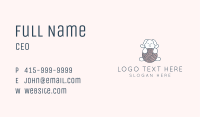 Cute Rabbit Yarn  Business Card Image Preview