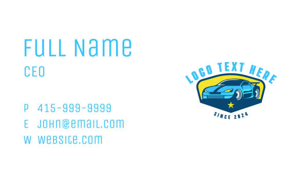 Car Racing Auto Garage Business Card Design Image Preview
