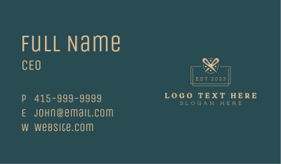 Needle Thread Tailoring Business Card Image Preview