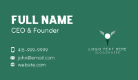 Golf Tee Wings Business Card Image Preview