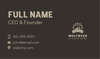 Carpentry Repair Woodwork Business Card Image Preview