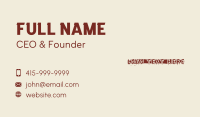 Branding Blood Wordmark Business Card Image Preview