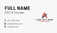 Consulting Firm Letter A Business Card Preview