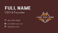 Hammer Roof Renovation Business Card Design