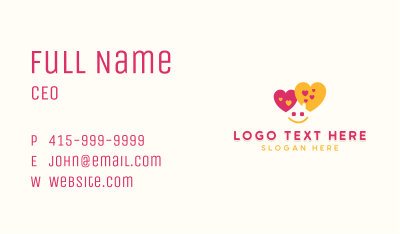Heart Smile Preschool Business Card Image Preview