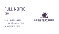 Wild Bison Bull Business Card Image Preview