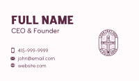 Parish Fellowship Cross Business Card Image Preview