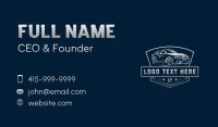 Automotive Vehicle Detailing Business Card Design