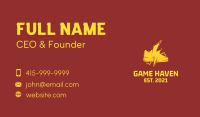 Lightning Bolt Sneakers Business Card Design