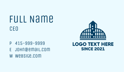 Tower Building Warehouse Business Card