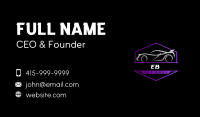 Sports Car Garage Business Card Image Preview