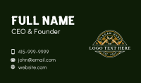 Hammer Roof Paintbrush Business Card Preview