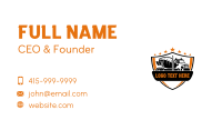 Cement Mixer Truck Construction Business Card Image Preview