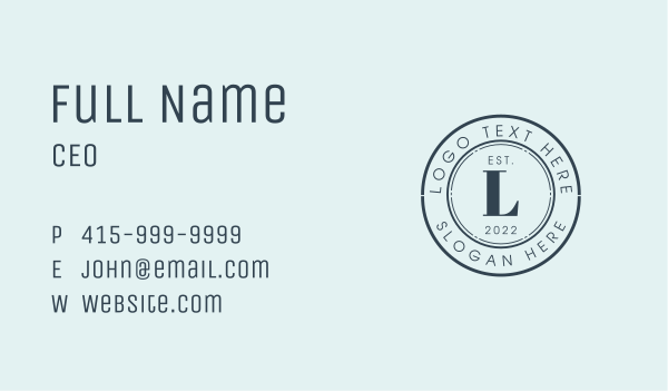 Academy College Lettermark Business Card Design Image Preview