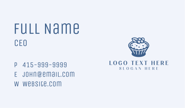 Sweet Dessert Tart Business Card Design Image Preview