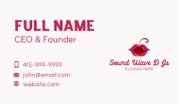 Kissable Cherry Lips Business Card Image Preview