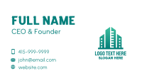 Green City Building Business Card Image Preview