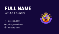 Halloween Pumpkin Moon Business Card Design