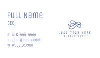 Abstract Infinity Loop Business Card Image Preview