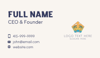 Beach Palm Island Business Card Design