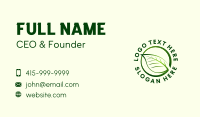 Organic Wellness Herb Business Card Image Preview