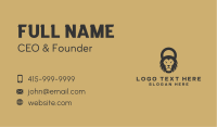 Black Lion Kettlebell Business Card Image Preview