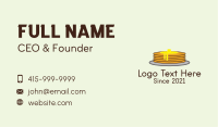 Breakfast Pancake Food  Business Card Image Preview
