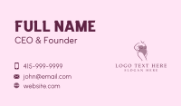 Plus Size Bikini Lingerie Business Card Image Preview