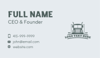 Courier Truck Emblem Business Card Image Preview