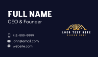 Roofing Real Estate Property Business Card Design