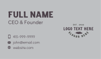 Gothic Feather Wordmark Business Card Image Preview