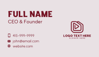 Network Play App Business Card Preview