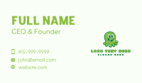 Octopus Slime Toy Business Card Preview