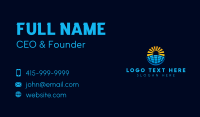 Solar Power Panel Business Card Design