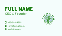 Tree Garden Landscaping Business Card Image Preview