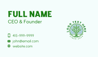 Tree Garden Landscaping Business Card Preview