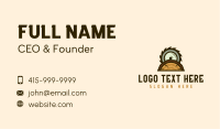 Wood Saw Cutter Business Card Image Preview