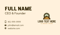 Wood Saw Cutter Business Card Preview