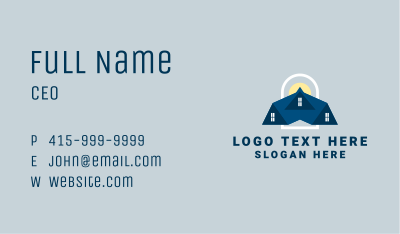 Roof Attic Real Estate Business Card Image Preview