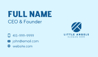 Blue Liquid Droplet  Business Card Image Preview