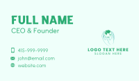 Green Hands Earth Business Card Image Preview