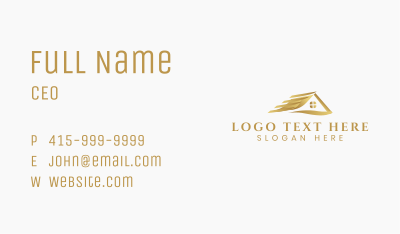 Home Roofing Property Builder Business Card Image Preview