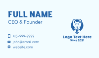 Dog Location Pin Business Card Design