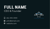 Property Roofing Housing Business Card Design