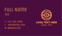 Golden Eye Sparkle Business Card Image Preview