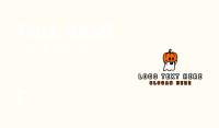 Ghost Pumpkin Halloween Business Card Image Preview