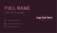 Generic Vintage Startup Business Card Image Preview