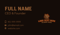 Wild Grizzly Bear Business Card Image Preview