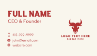 Red Bull Farm Business Card Design