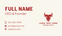 Red Bull Farm Business Card Image Preview